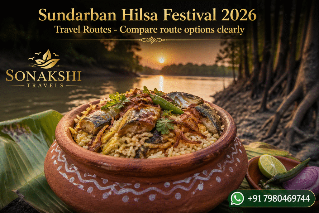 Sundarban Hilsa Festival 2026 Travel Routes - Compare route options clearly